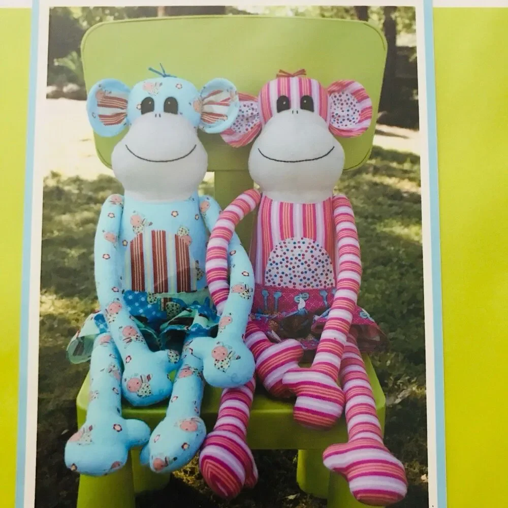 Melly & Me Sewing Pattern MAGOO Monkey Friends 23
